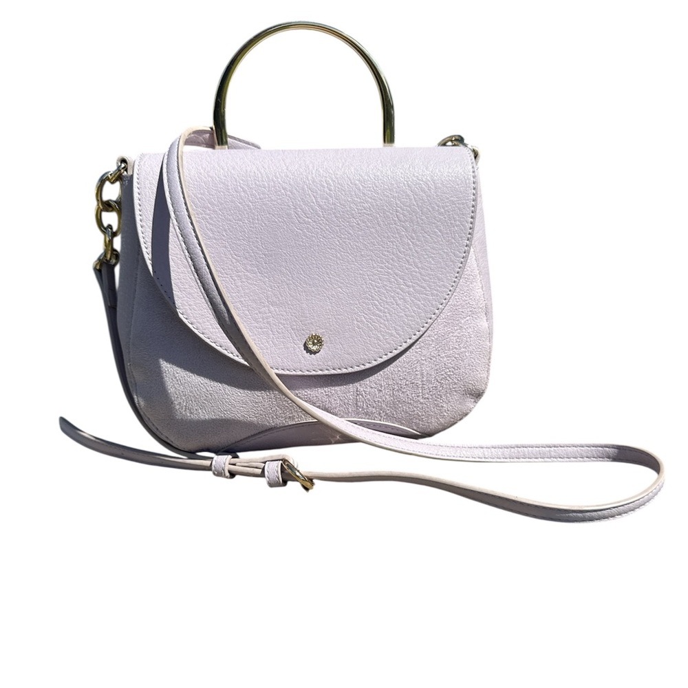 LC Lauren Conrad Dacre Ring Crossbody Bag – Lilac Purple Vegan Leather